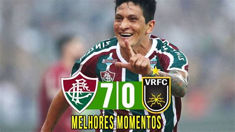 FLUMINENSE 7 X 0 VOLTA REDONDA MELHORES MOMENTOS SEMIFINAL