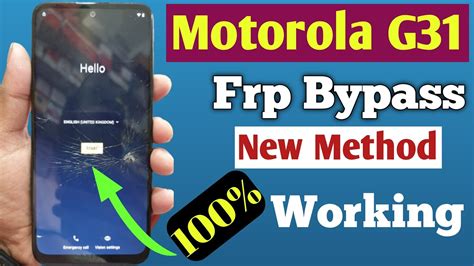 Motorola G31 Frp Bypass New Method Without Pc 100 Working Solutions