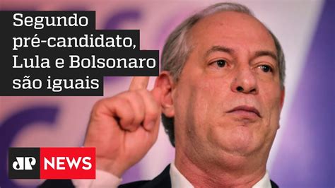 Ciro Gomes critica silêncio de Lula sobre perdão de Bolsonaro a