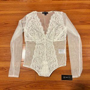 INC International Concepts Intimates Sleepwear Nwt Inc Intimates Lingerie Lace Bodysuit