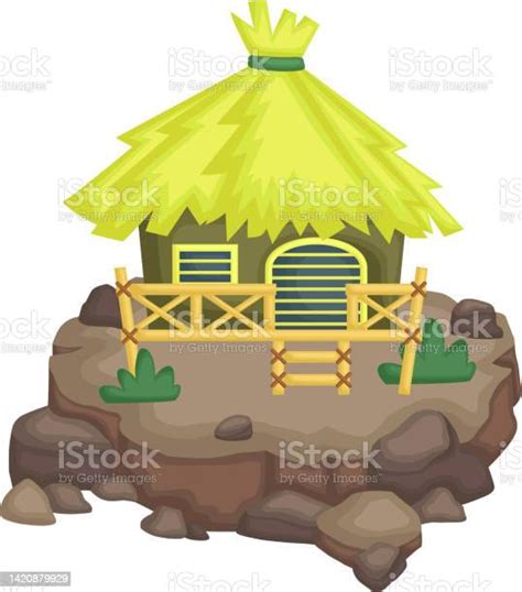 Jungle Hut Stock Illustration Download Image Now Beach Built Structure Bungalow Istock