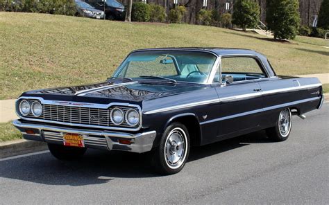 Daytona Blue 1964 Chevrolet Impala For Sale Mcg Marketplace