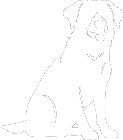 dog outline silhouette 39057071 Vector Art at Vecteezy