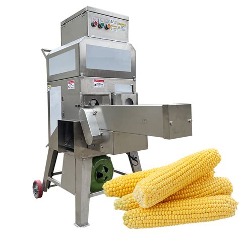 Kitchen Equipment Waxy Corn Thresher Machine Sweet Maize Peeling