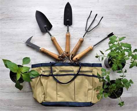 Essential Garden Tools T Set With Solid Wooden Handles And Etsy