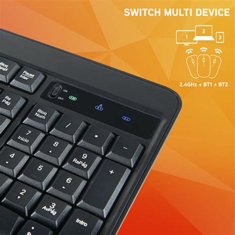 Novedades Kit De Teclado Y Rat N Inal Mbrico Multidispositivo Ngs