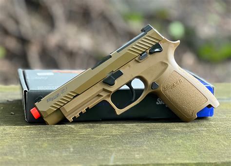 SIG Airsoft PROFORCE M17 GBB Airsoft Pistol | Coyote Tan | CO2 | Nomad Milsim LLC