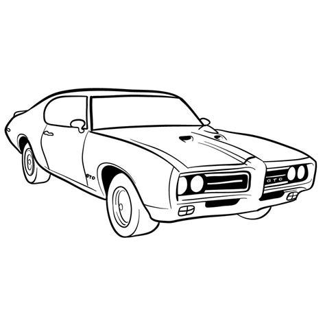 Gto Car Coloring Pages