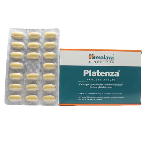 Buy Platenza Tablet 20 Tabs - Himalaya Quality Care