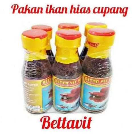 Jual Bettavit Pakan Ikan Hias Betavit Pelet Ikan Cupang Betta Vit Pelet