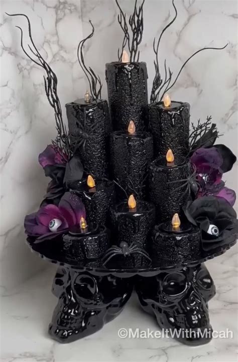 Pin By Sherri Hood On Crafts Halloween Centerpiece Halloween Wedding