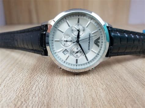Mens Emporio Armani Chronograph Watch AR2432 NEW/ORIGINAL - Royalwrist.pk