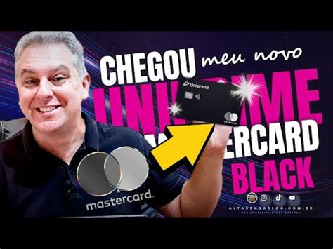 CHEGOU MEU NOVO CARTÃO DE CRÉDITO UNIPRIME MASTERCARD BLACK A