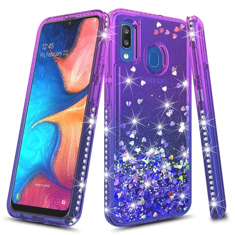 Samsung Galaxy A20 Case Samsung Galaxy A30a50 Case Rosebono Quicksand Glitter Sparkly