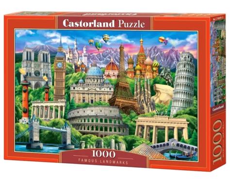 Castorland Famous Landmarks 1000 Piece Puzzle