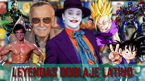 10 Actores De DOBLAJE LATINO Que DEBES CONOCER Parte 1 YouTube