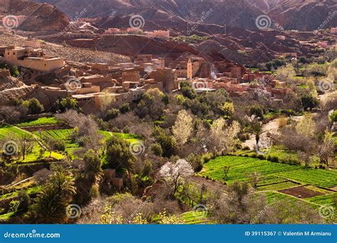 Traditional Moroccan Village Stock Image Image Of Orient Berber