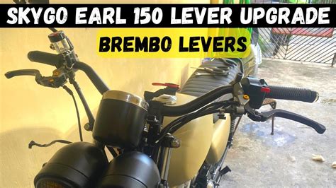 LEVERS UPGRADE SKYGO EARL 150 BREMBO BRAKE AND CLUTCH LEVER YouTube