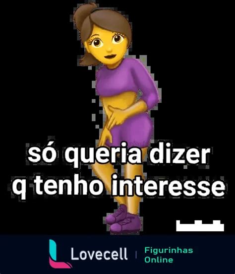 Figurinha Figurinha Tenho Interesse Para Whatsapp Lovecell