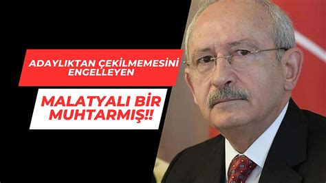 Adaylıktan çekilmemesini Engelleyen Malatyalı Bir Muhtarmış