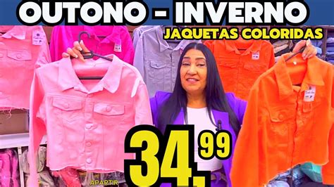 OUTONO INVERNO JAQUETAS COLORIDAS PARA REVENDA BRÁS SP YouTube