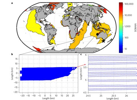 Potential Undiscovered Oil Deposits Worldwide And Seismic Survey