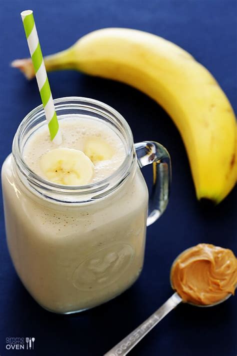 Peanut Butter Banana Smoothie | Gimme Some Oven