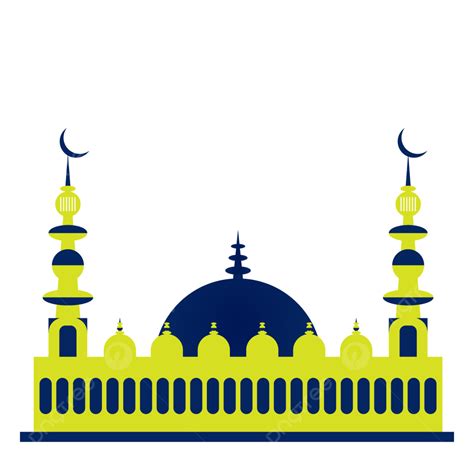 Gambar Masjid Yang Indah Desain Vektor Latar Belakang Png Transparan