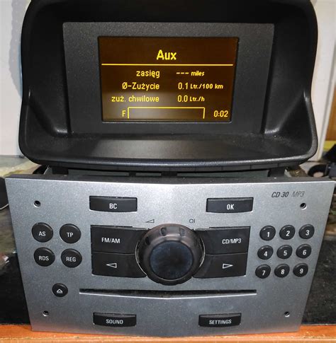 RADIO OPEL CORSA D CD MP3 AUX CD30 GID KOMPUTER 7020116323