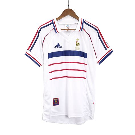 France Away Jersey Retro 1998 Goaljerseys