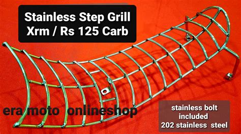 Stainless Step Grill For Xrm Rs Carb Lazada Ph