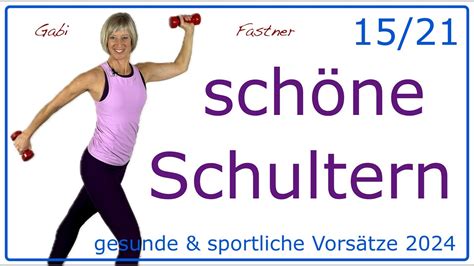 15 21 23 min schöne Schultern Hantel Workout at home kurz und