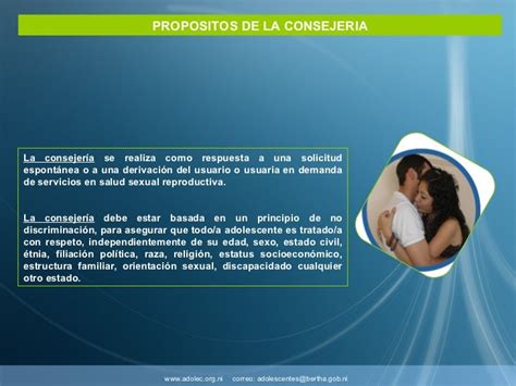 Importancia De La Consejeria En Salud Sexual Reproductiva Para Adoles