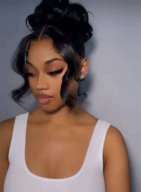 Black Girl Updo Hairstyles Sleek Ponytail Hairstyles Classy