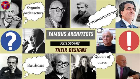 Famous Architects Philosophy And Their Designsarchitects Buildings