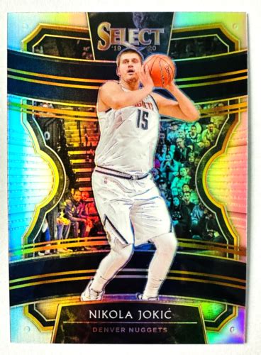 2019 20 Panini Select Nikola Jokic SILVER Prizm Card 69 Concourse