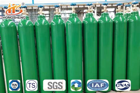 Supply 40L ISO9809 1 TPED 230bar 34CrMo4 Oxygen Tanks Gas Cylinders