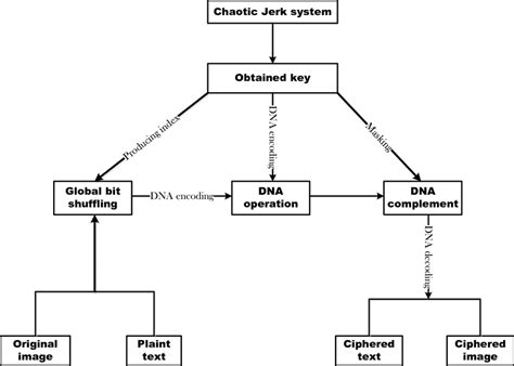 Schematic diagram of the cryptosystem model | Download Scientific Diagram