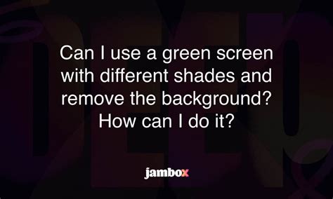 How To Apply Chroma Keying Remove Green Screen Gimp Transparency Graphic Design Jambox Blog