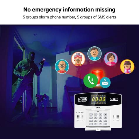 Fuers Tuya Smart Wifi G Gsm Alarm System Burglar Alarm Mhz Wireless