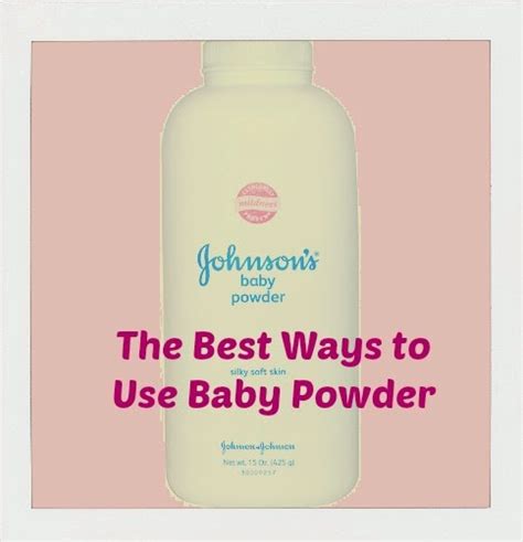 The Best Ways To Use Baby Powder Chasing Ruby Chat