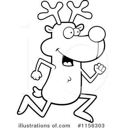 Rudolph Clipart #228916 - Illustration by Cory Thoman