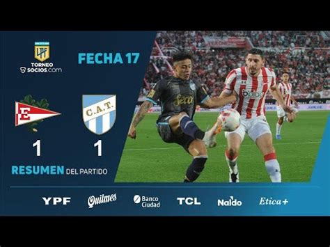 TorneoSocios Fecha 17 resumen de Estudiantes Atlético Tucumán