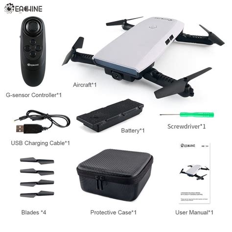 Eachine E56 720P WIFI FPV Selfie Drone With Gravity Sensor Mode