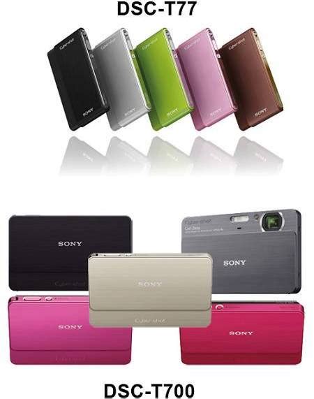 New Sony Cyber Shot Dsc T700 And Dsc T77 Featuring Updated Intelligent