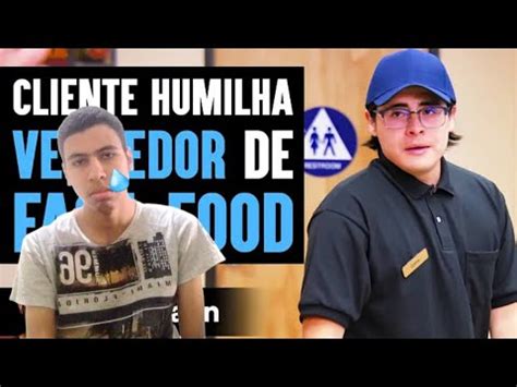 Cliente Humilha Vendedor De Fast Food React Dhar Mann Youtube