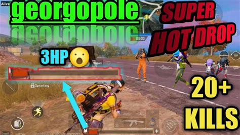 20 Kills Solo Vs Squad Georgopol Hot Drop Pubg Mobile Youtube