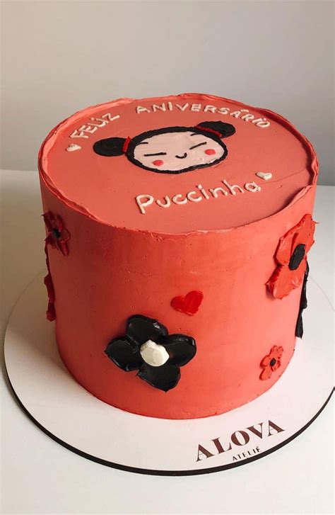 Cute Buttercream Flower Cake Ideas Black Red Flower Ninja Cake