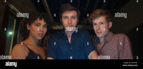 Silk Road From Left Alexandra Shipp Nick Robinson Daniel David Stewart 2021 © Lionsgate