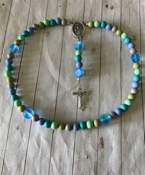 Rosary Blue Rosary Boy Rosary Rosaries First Communion - Etsy